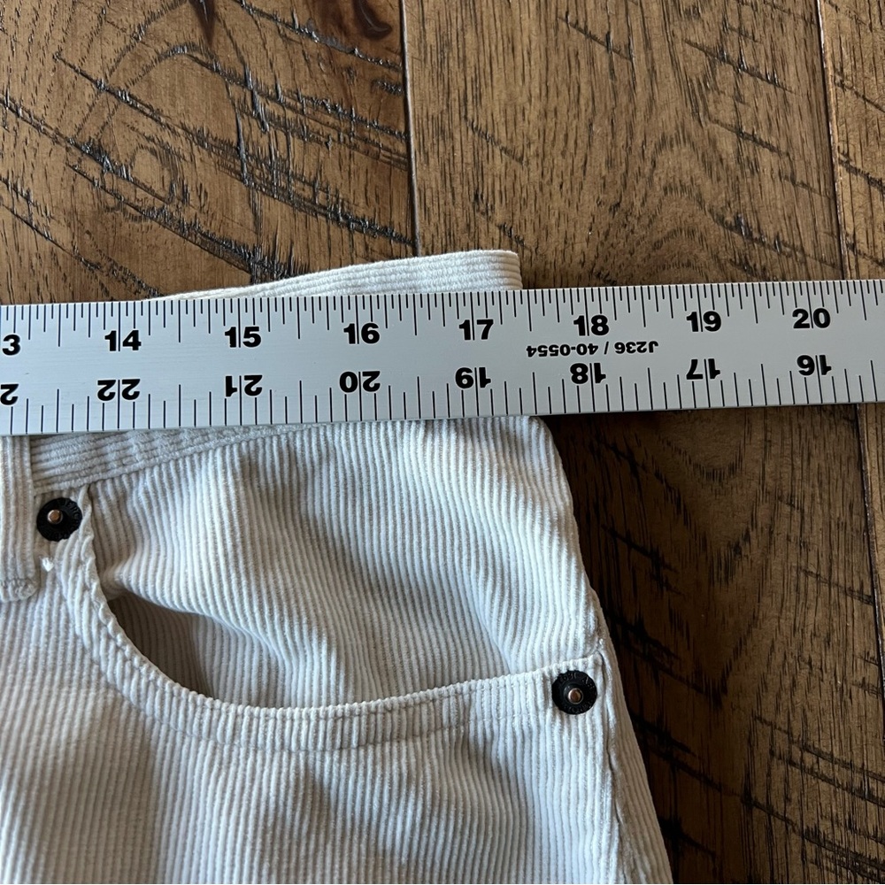 VTG Abercrombie & Fitch Corduroy Skirt Women’s 12 A-Line Raw Hem Y2K 100% Cotton - Picture 9 of 11
